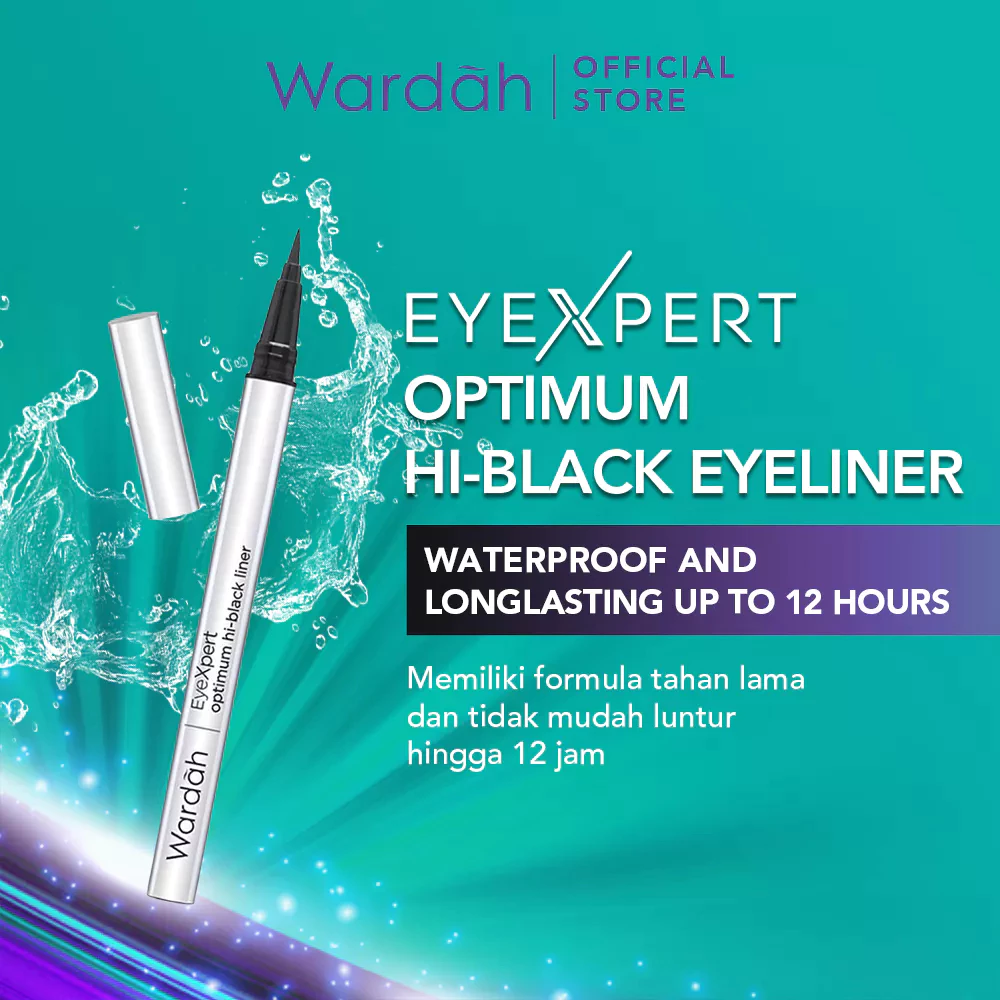 Wardah EyeXpert Optimum Hi-Black Liner Eyeliner Spidol